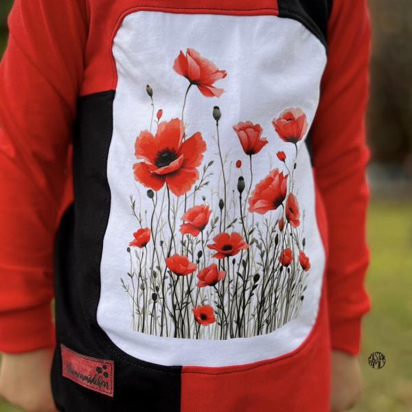 Bügelbild Mohnblumen (2025)