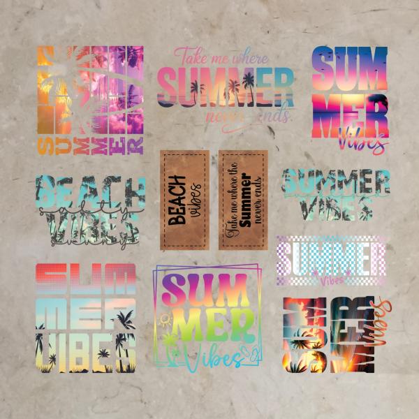 Bügelbild-Bundle Summervibes