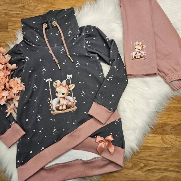 Bügelbild Schleifengiraffe schaukelnd