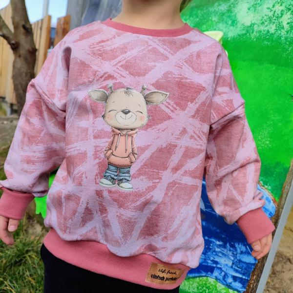 Bügelbild cooles Reh