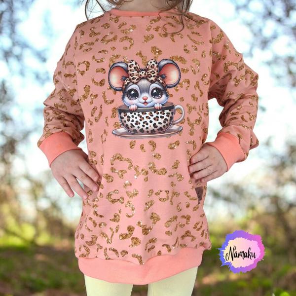 Bügelbild Leo-Tassentier Maus