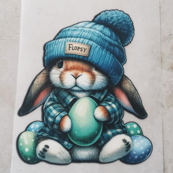 Bügelbild Flopsy Hase