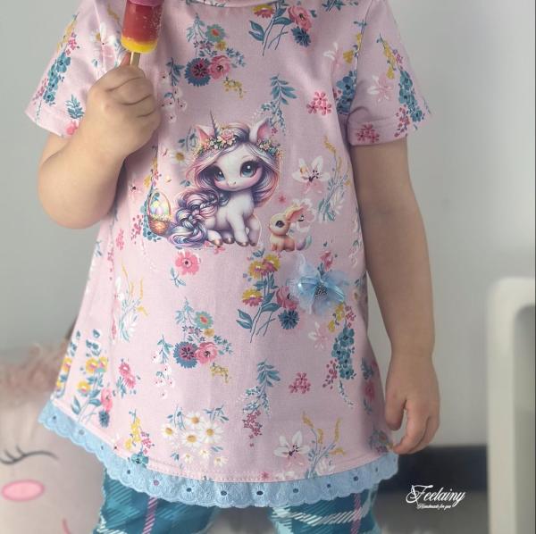 Bügelbild Haseneinhorn