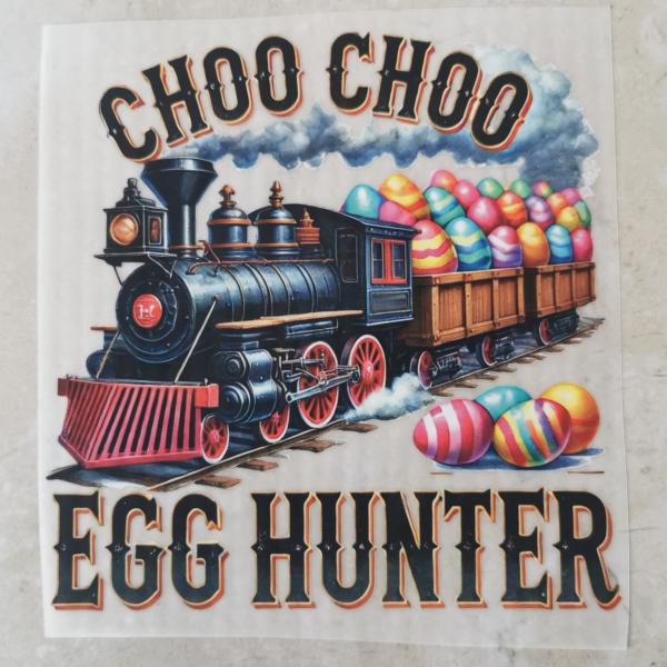 Bügelbild Oster-Zug