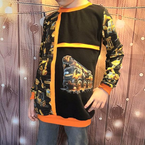 Bügelbild cooler Kranwagen