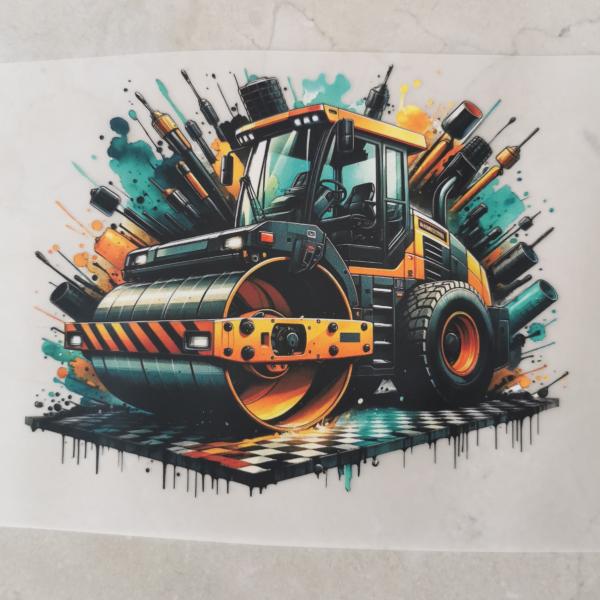 Bügelbild coole Walze