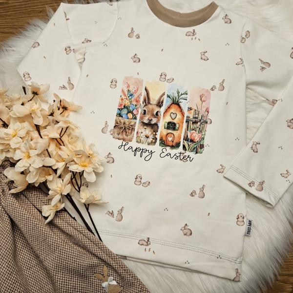 Bügelbild Happy Easter bunt