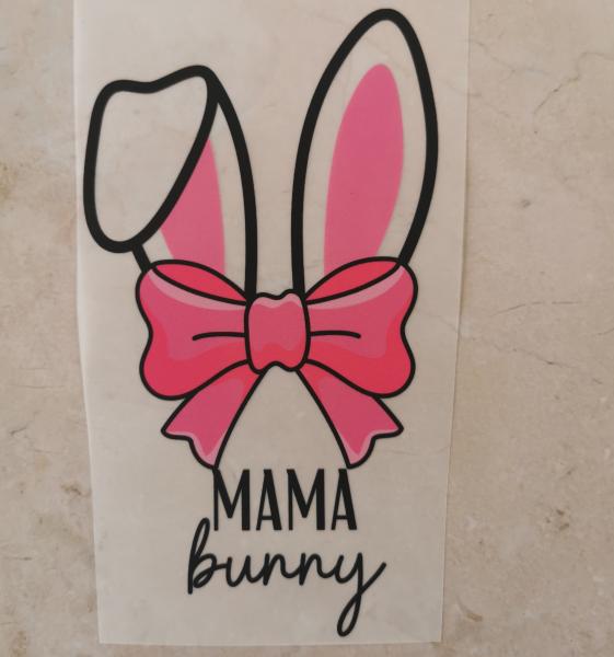 Bügelbild Mama Bunny