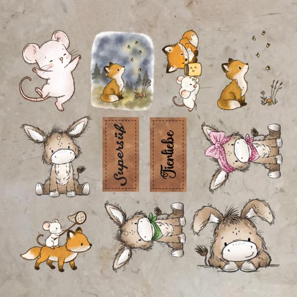 Bügelbild-Bundle Super süß