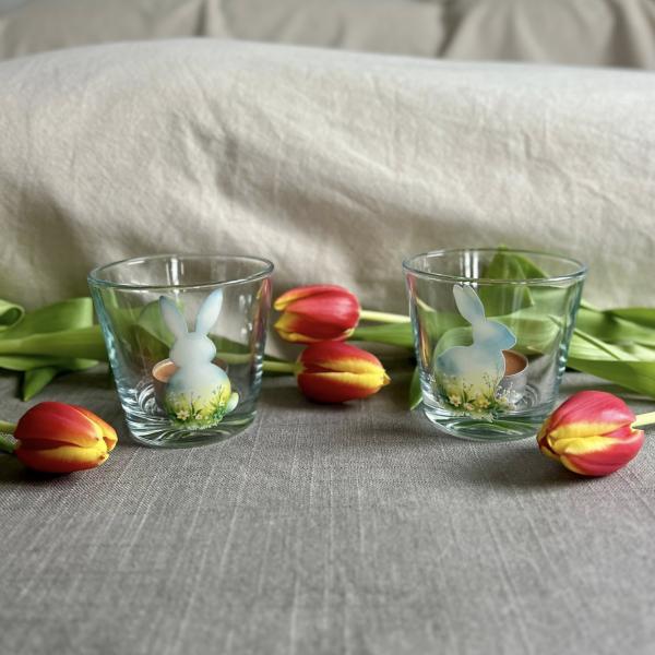 Bügelbild-Bundle Osterhasen und Küken