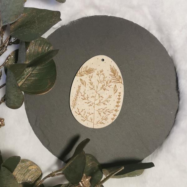 Osterhänger Ei floral