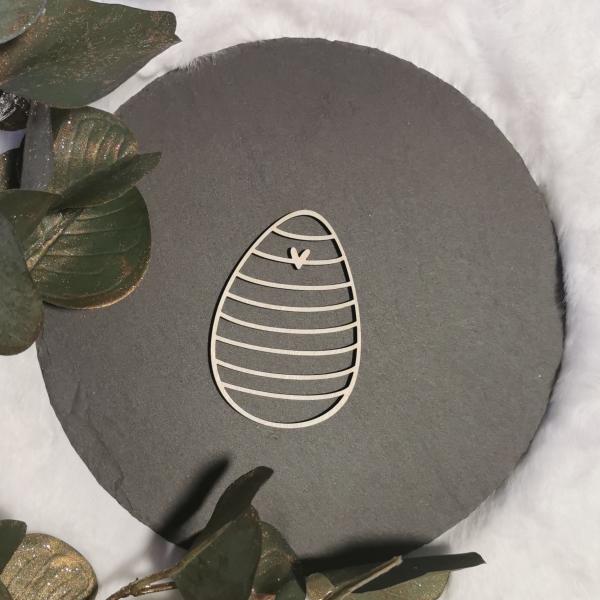 Osterhänger gestreift mit Herz