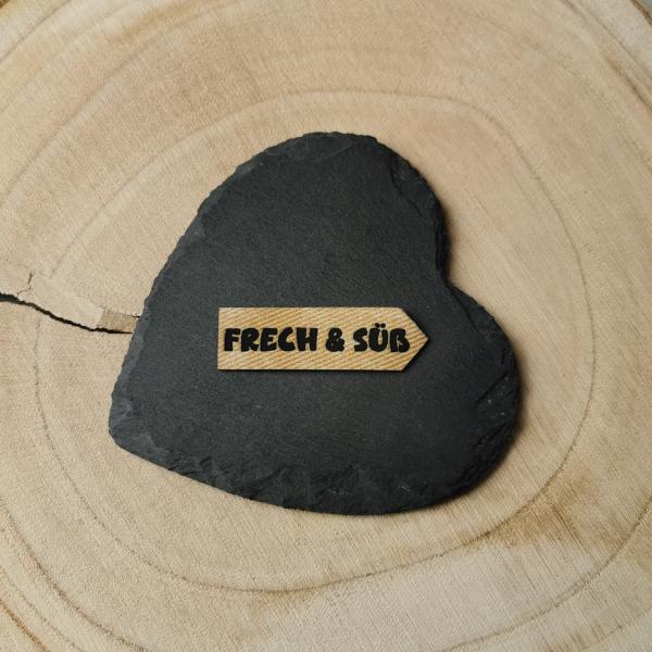 Bügellabel Pfeil Frech & Süß