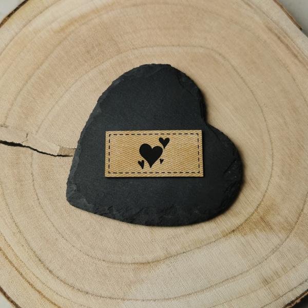 Label vier Herzen
