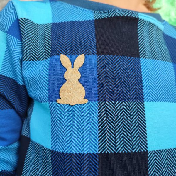 Bügellabel Hase