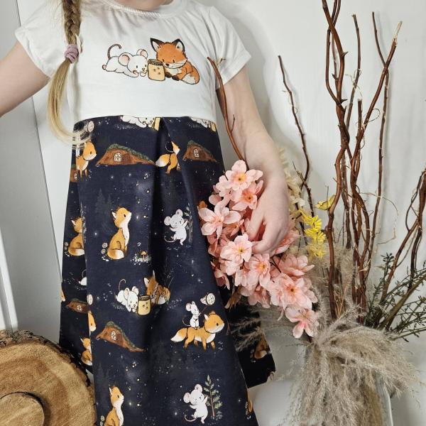 French Terry Glühwürmchenfuchs dunkel