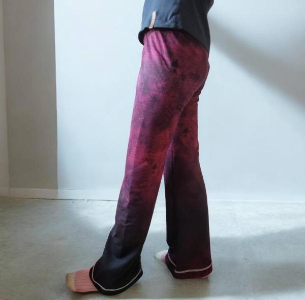 French Terry Verlaufsdenim Beere