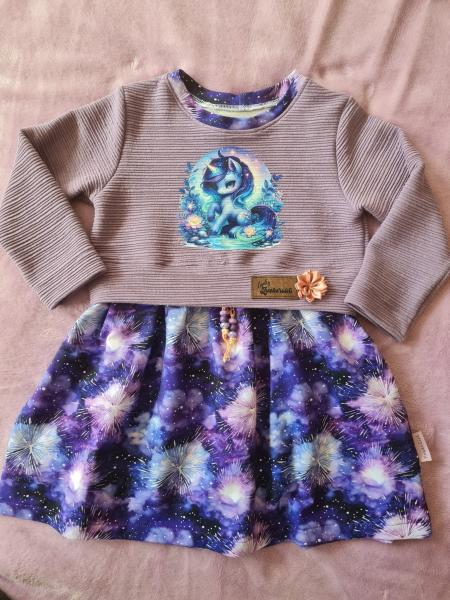 Bügelbild Nachteinhorn Vollmond