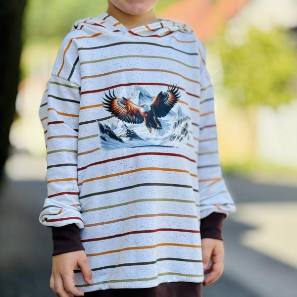 Bügelbild Weißkopfadler fliegend