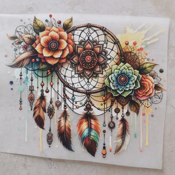 Bügelbild Boho-Traumfänger