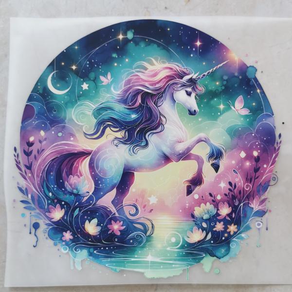 Bügelbild wundervolles Einhorn