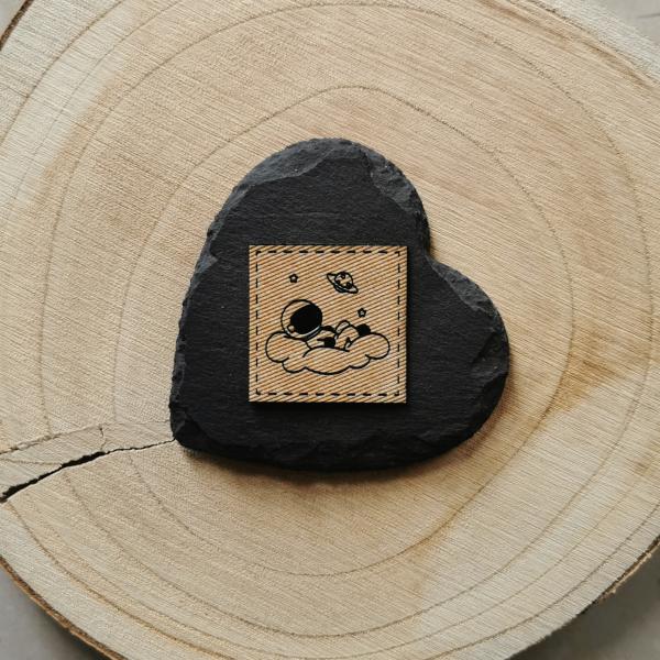 Label Astronaut auf Wolke