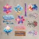 Bügelbild-Bundle Floral-Maritim